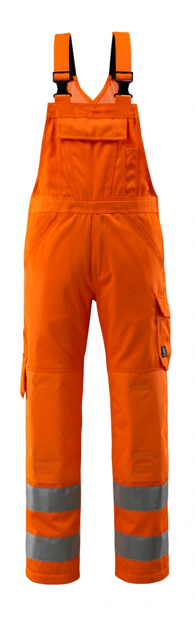 MASCOT-Workwear, Warnschutz-Latzhose, Devonport,  Lg. 76 cm, 290 g/m, orange