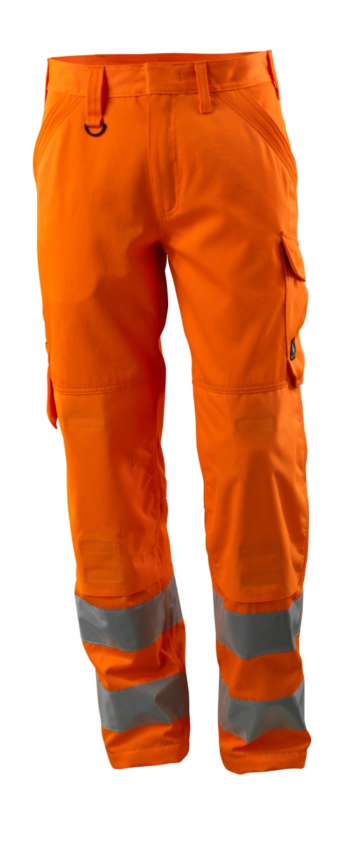 MASCOT-Workwear, Warnschutz-Hose, Geraldton,  Lg. 76 cm, 290g/m, orange