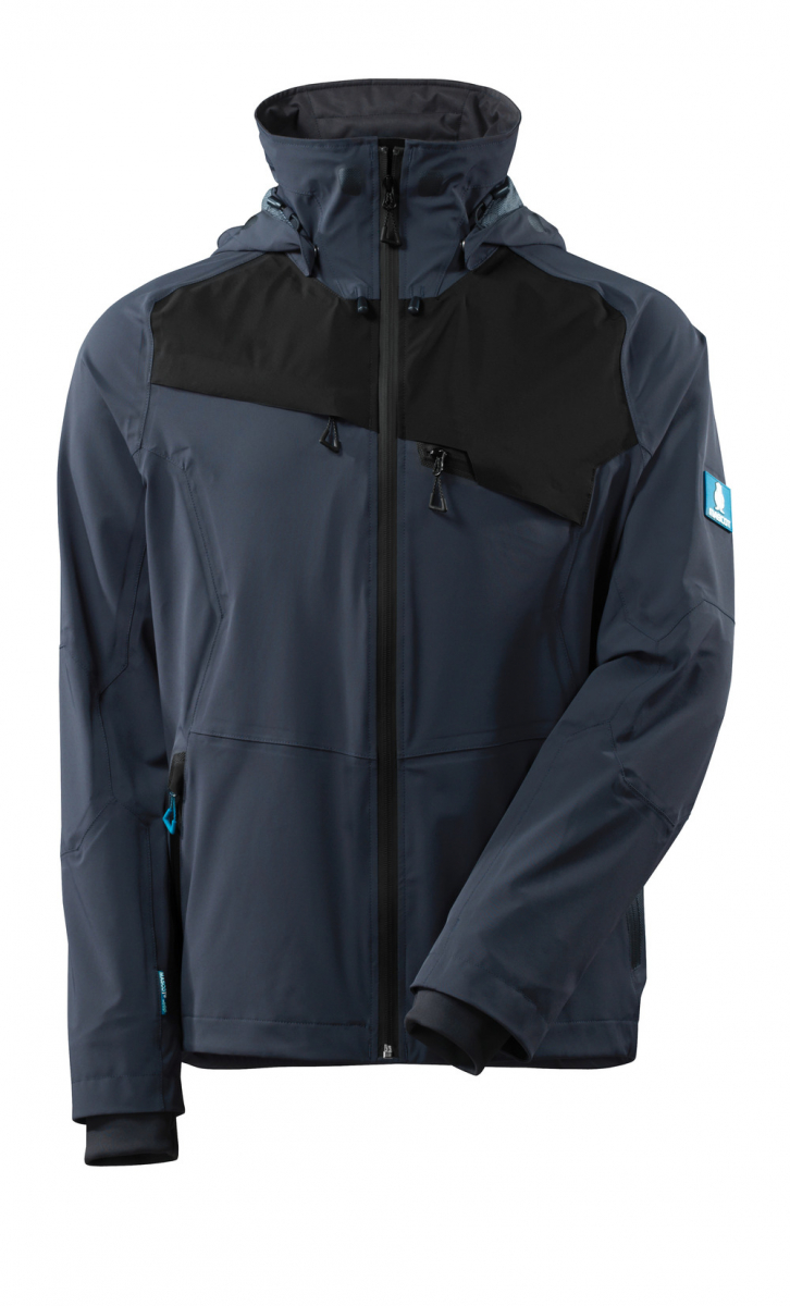 MASCOT-Workwear, Jacke, Vier-Wege-Stretch, wasserdicht, 200 g/m², schwarzblau/schwarz