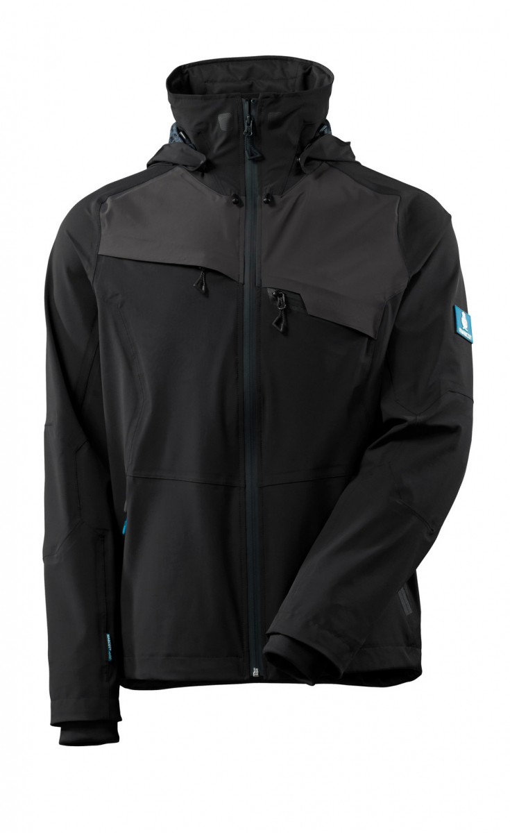 MASCOT-Workwear, Jacke, Vier-Wege-Stretch, wasserdicht, 200 g/m², schwarz/dunkelanthrazit