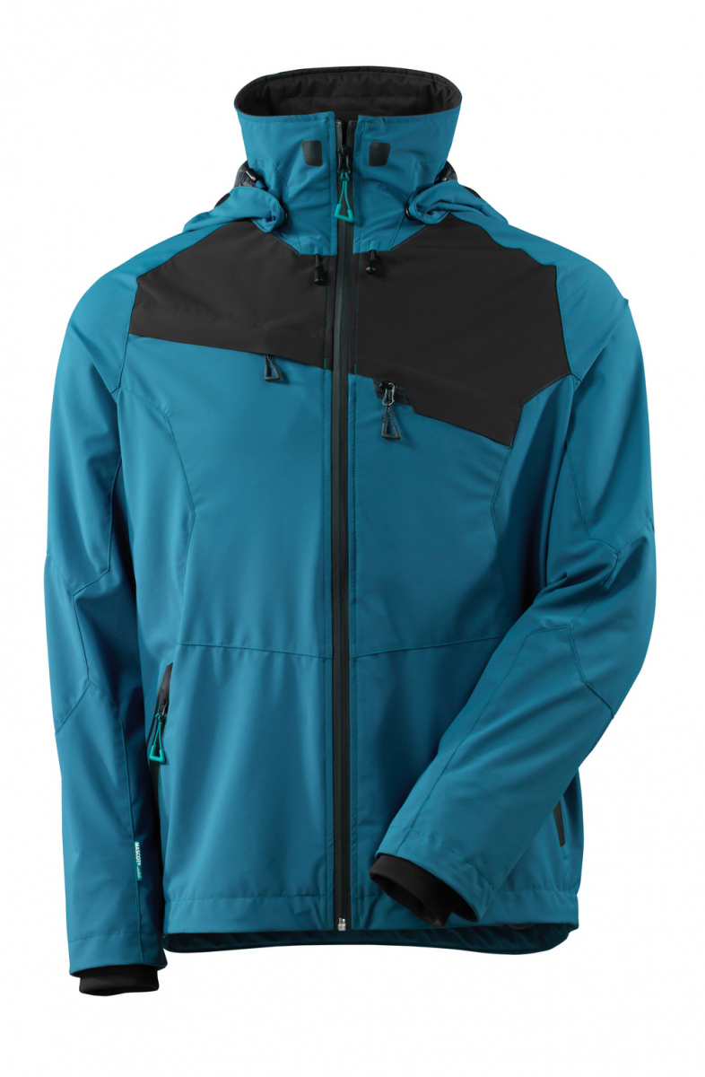 MASCOT-Workwear, Jacke, Vier-Wege-Stretch, wasserdicht, 200 g/m², dunkelpetroleum/schwarz