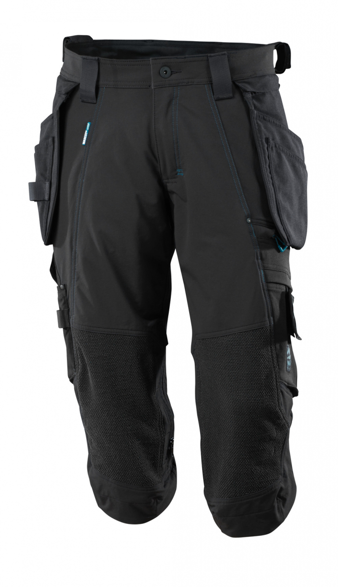 MASCOT-Workwear, Dreiviertel-Hose, 240 g/m², schwarz