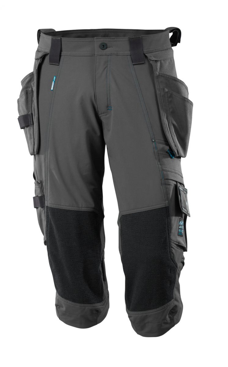 MASCOT-Workwear, Dreiviertel-Hose, 240 g/m², dunkelanthrazit