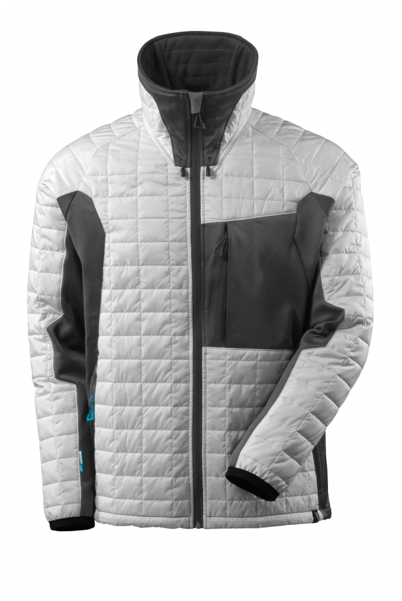 MASCOT-Workwear, Kälte-Schutz, Thermojacke, mit CLIMASCOT-Workwear, ®, 240 g/m², weiß/dunkelanthrazit