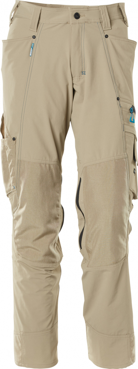 MASCOT-Workwear, Arbeitshose, Lg. 76 cm, 240 g/m², hellkhaki