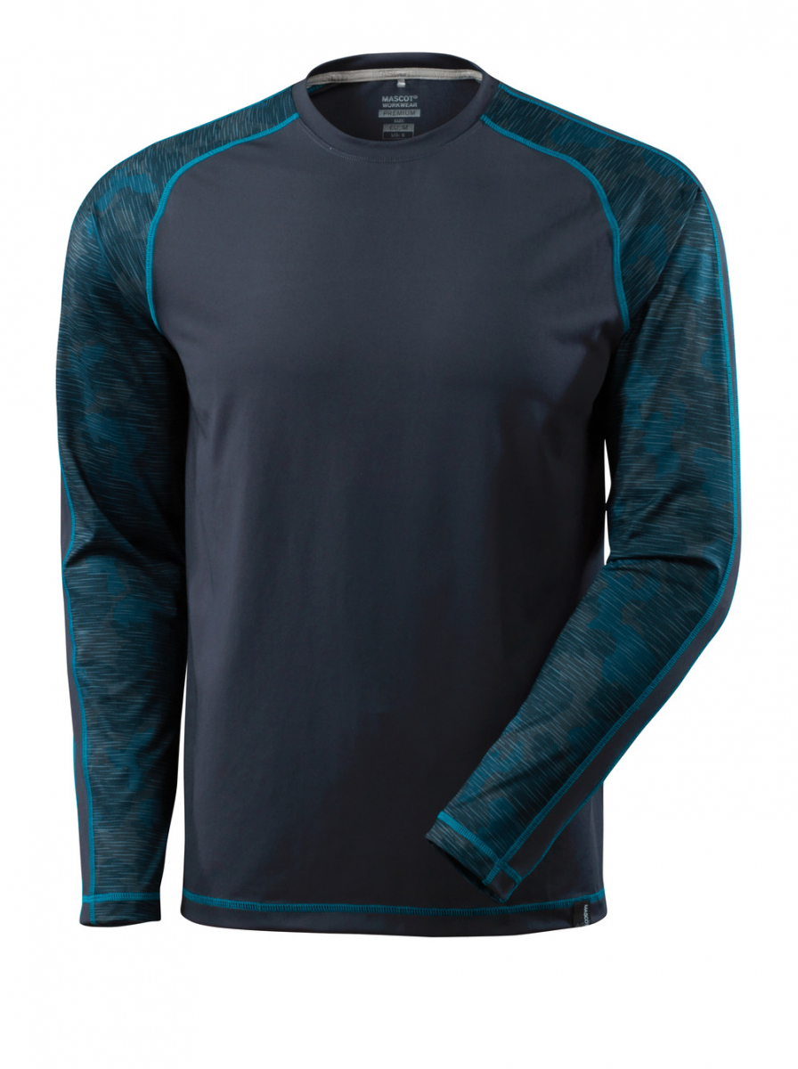 MASCOT-Worker-Shirts, T-Shirt, langarm, 160 g/m², schwarzblau