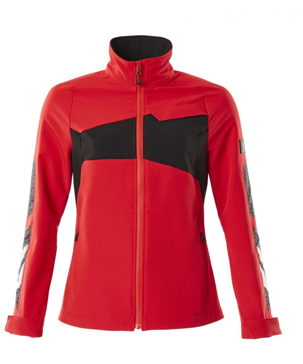 MASCOT-Workwear, Kälteschutz, Damen-Softshell-Arbeitsjacke, 260 g/m², verkehrsrot/schwarz