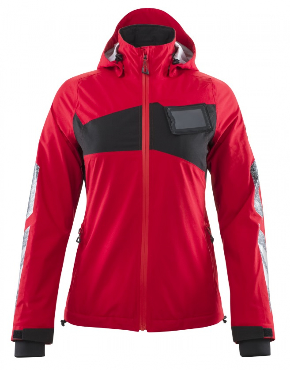 MASCOT-Workwear, Kälteschutz, Damen Hard Shell Jacke, 115, g/m², verkehrsrot/schwarz