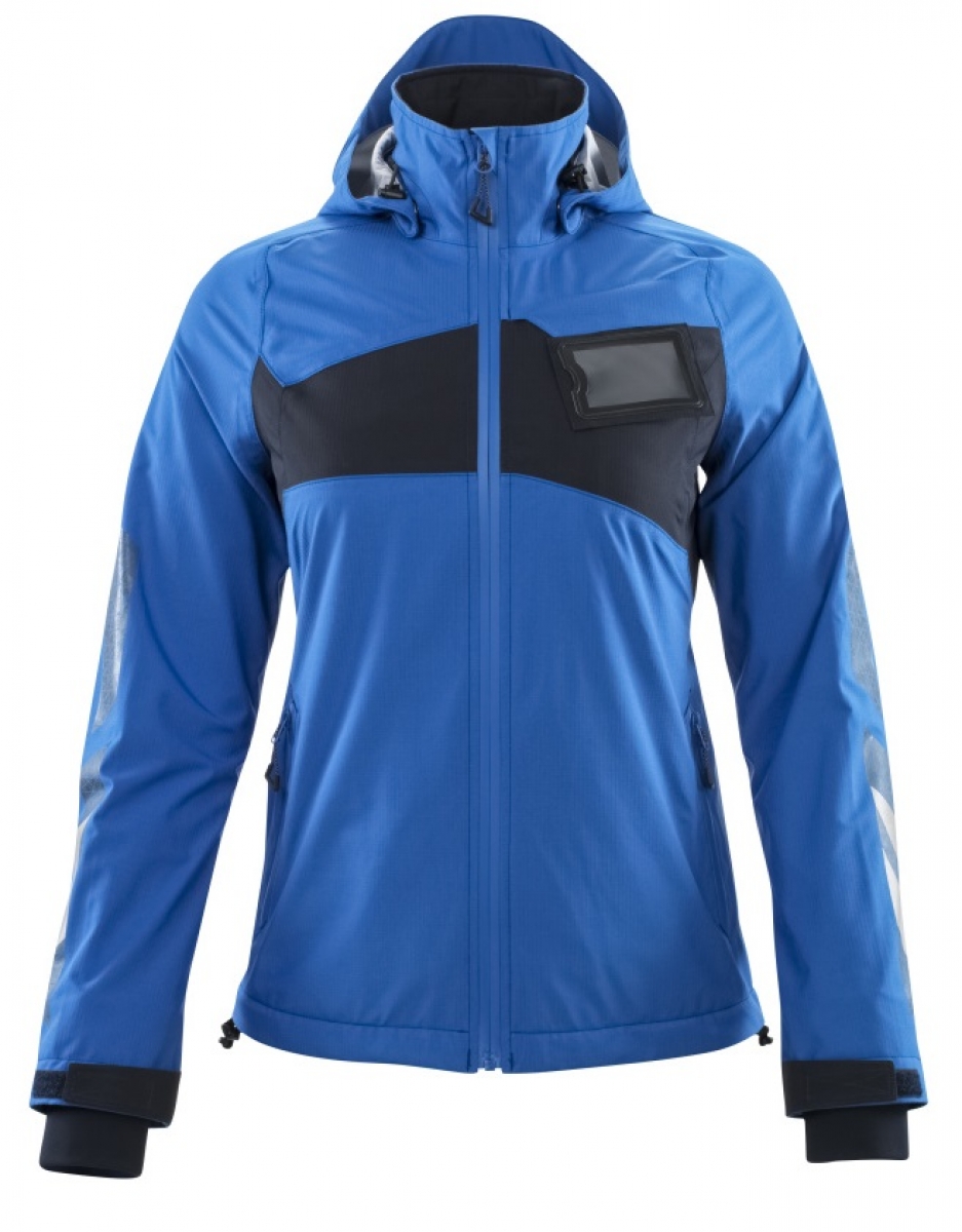 MASCOT-Workwear, Klteschutz, Damen Hard Shell Jacke, 115, g/m, azurblau/schwarzblau