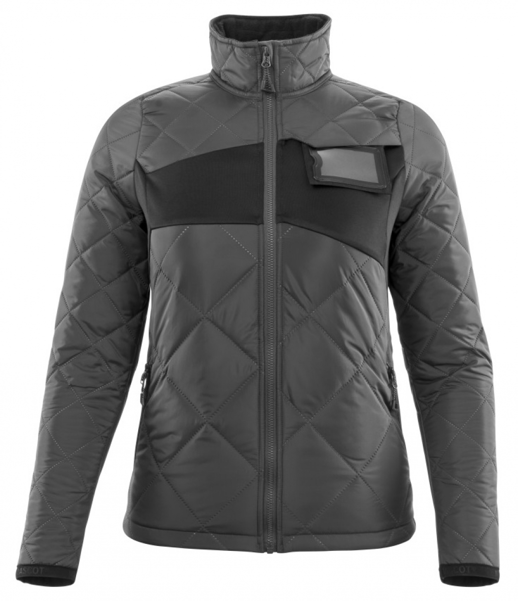 MASCOT-Workwear, Kälteschutz, Damen Winterjacke, 260 g/m², dunkelanthrazit/schwarz