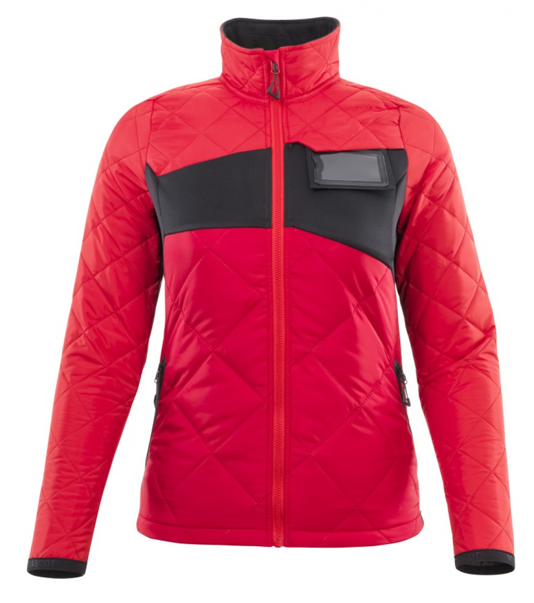 MASCOT-Workwear, Klteschutz, Damen Winterjacke, 260 g/m, verkehrsrot/schwarz