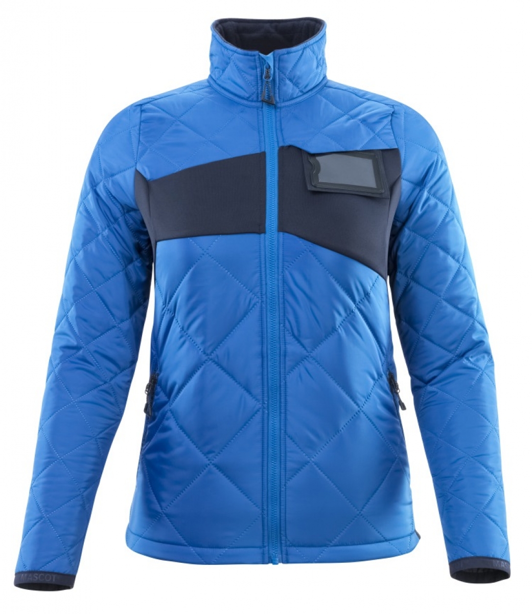 MASCOT-Workwear, Klteschutz, Damen Winterjacke, 260 g/m, azurblau/schwarzblau