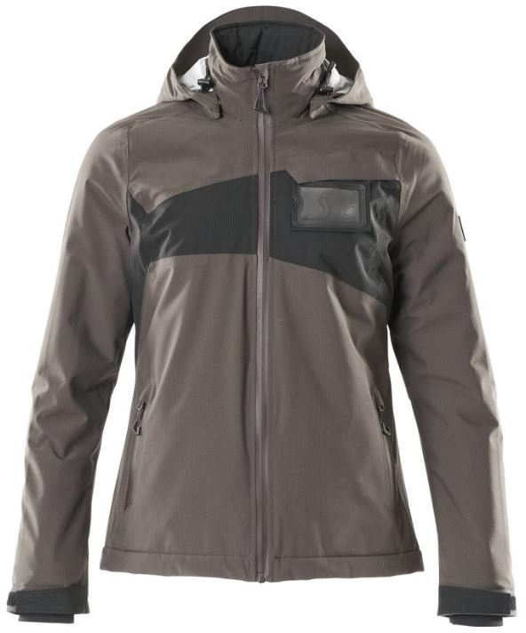 MASCOT-Damen Winterjacke, ACCELERATE, 115 g/m², dunkelanthrazit/schwarz
