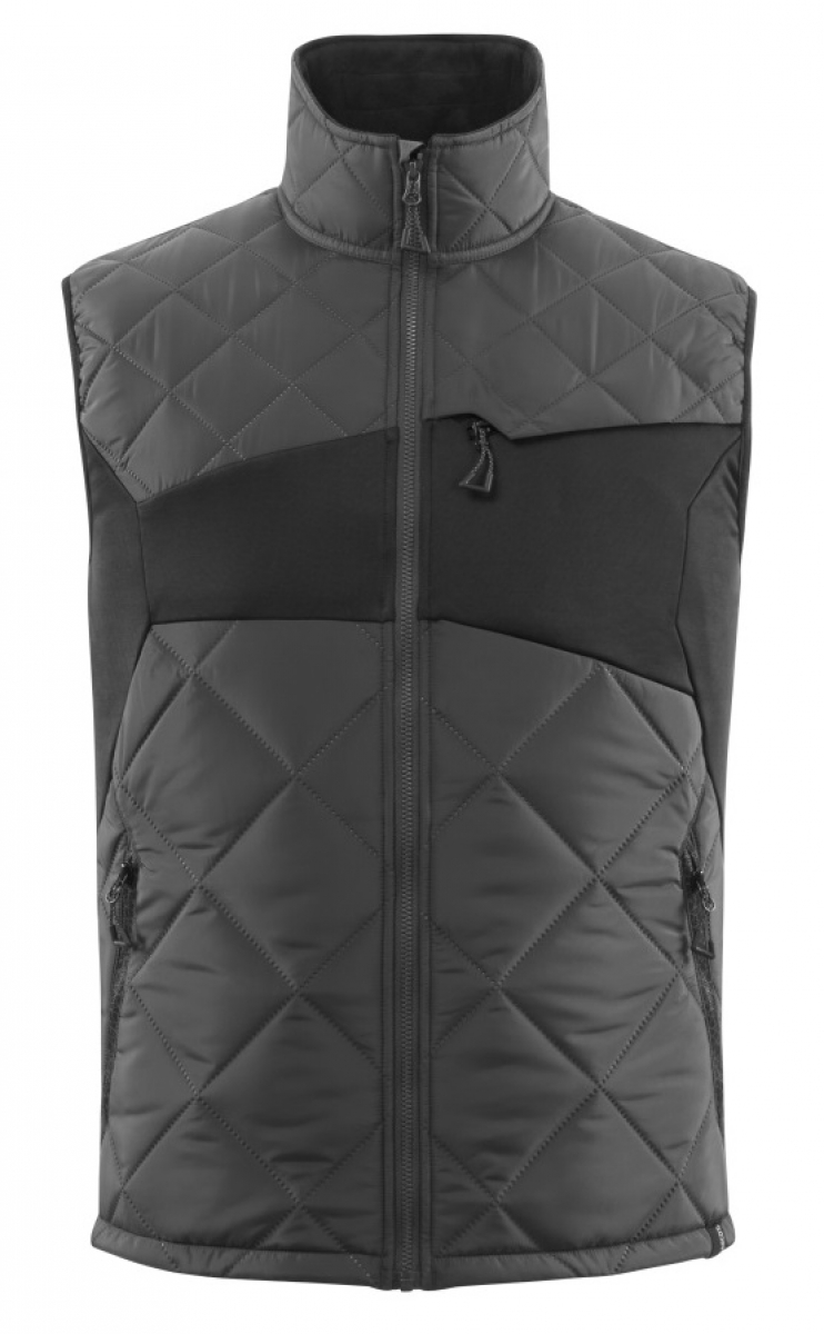 MASCOT-Workwear, Kälteschutz, Winterweste, 260 g/m², dunkelanthrazit/schwarz