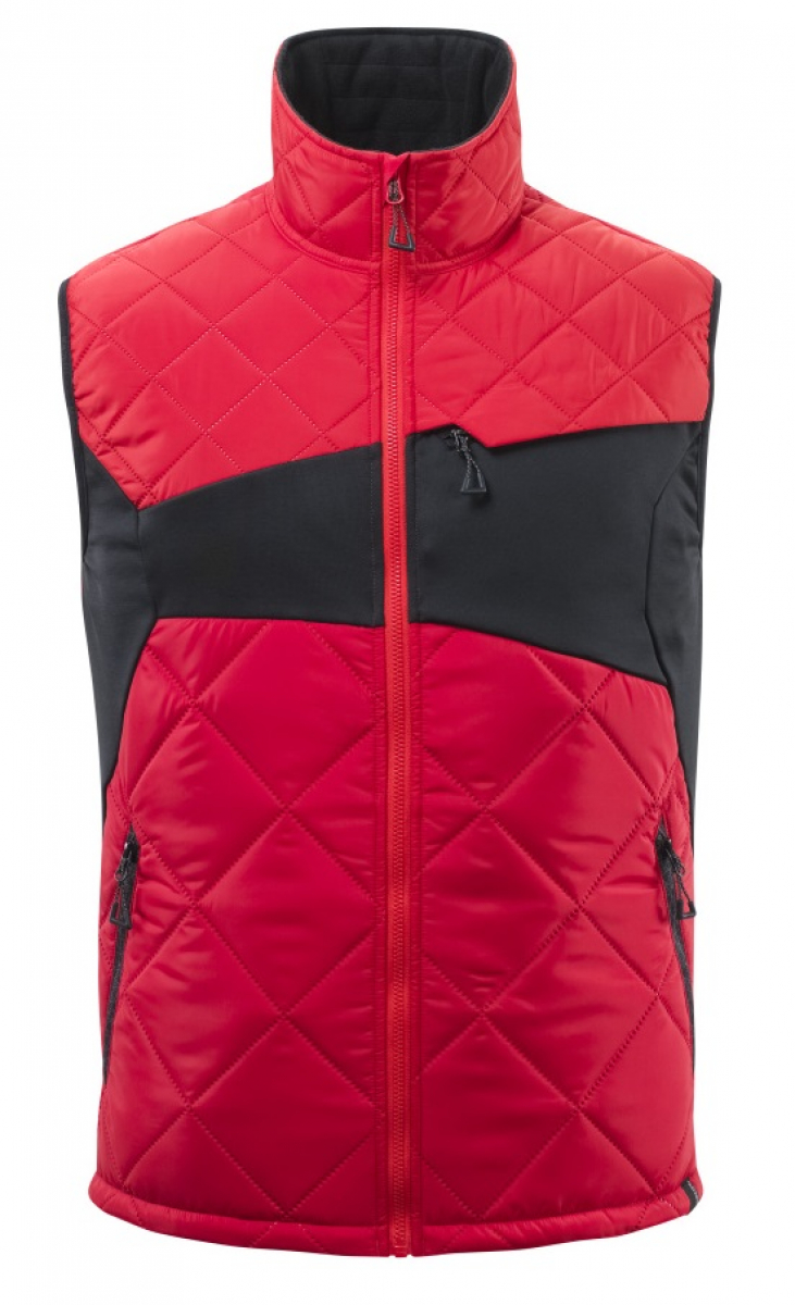 MASCOT-Workwear, Kälteschutz, Winterweste, 260 g/m², verkehrsrot/schwarz