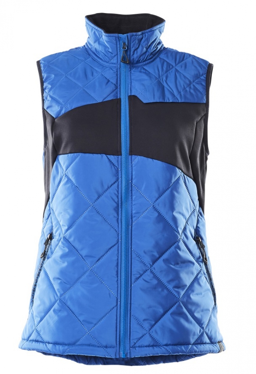 MASCOT-Workwear, Klteschutz, Damen Winterweste, 260 g/m, azurblau/schwarzblau