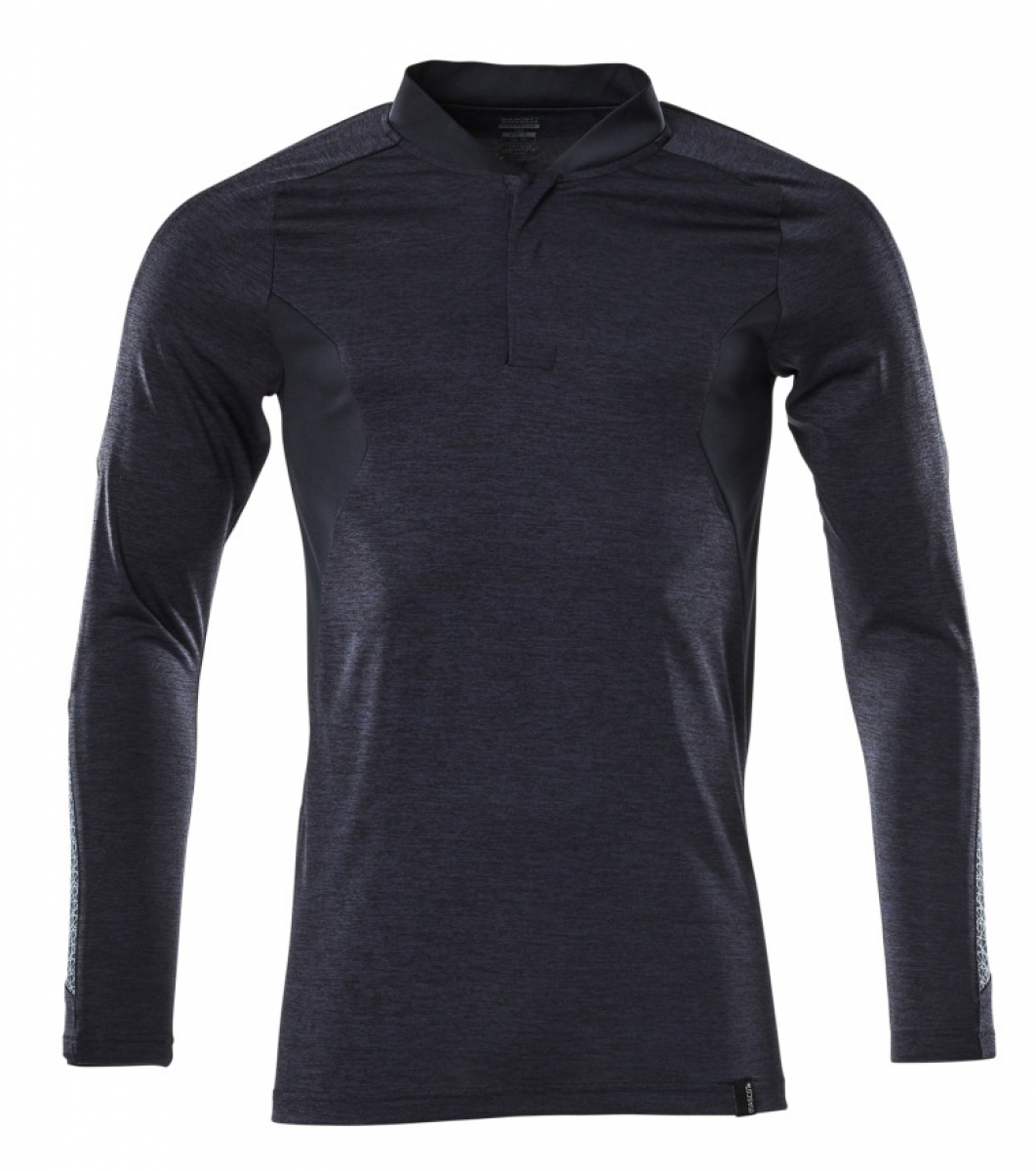 MASCOT-Worker-Shirts, Polo-Shirt, langarm, 230 g/m², schwarzblau