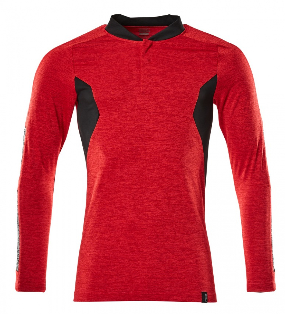 MASCOT-Worker-Shirts, Polo-Shirt, langarm, 230 g/m², verkehrsrot/schwarz