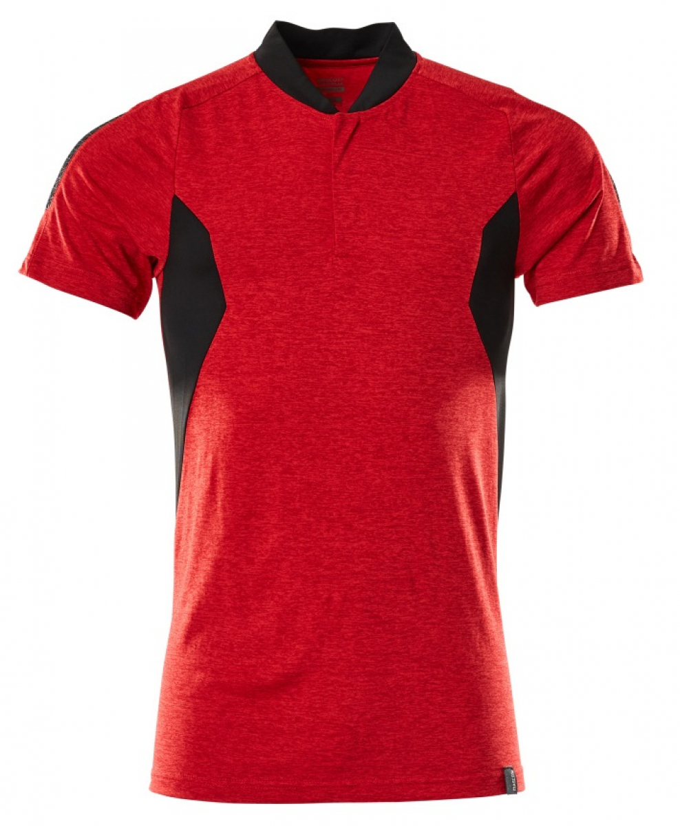 MASCOT-Worker-Shirts, Polo-Shirt, 150 g/m², verkehrsrot/schwarz
