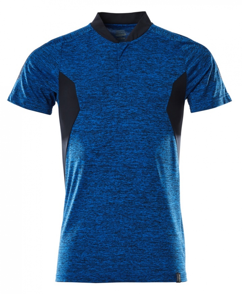MASCOT-Worker-Shirts, Polo-Shirt, 150 g/m, azurblau/schwarzblau