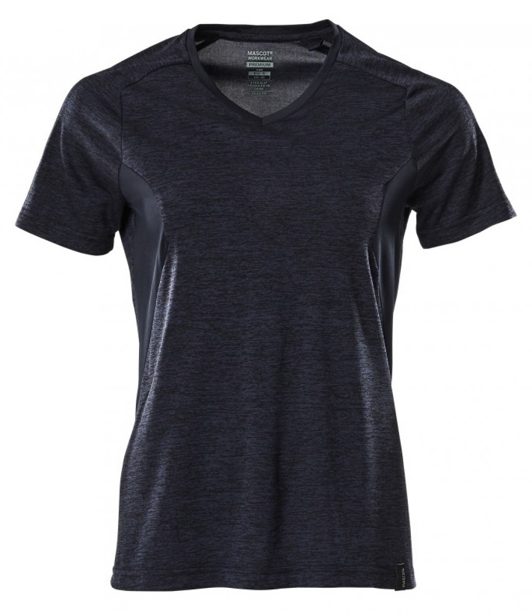 MASCOT-Worker-Shirts, Damen-T-Shirt, 150 g/m, schwarzblau
