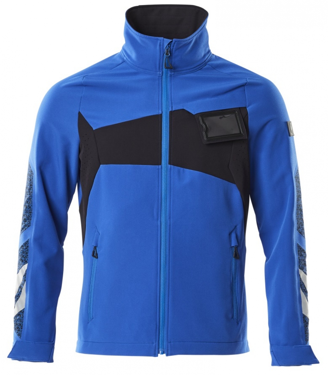 MASCOT-Workwear, Klteschutz, Softshell-Arbeitsjacke, 260 g/m, azurblau/schwarzblau