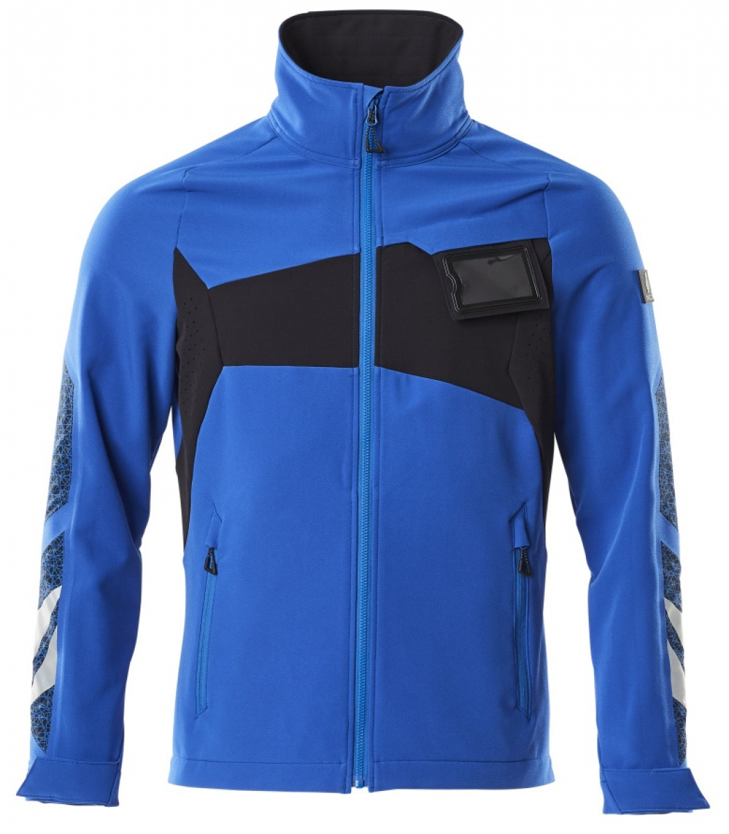 MASCOT-Workwear, Kälteschutz, Softshell-Arbeitsjacke, 260 g/m², azurblau/schwarzblau