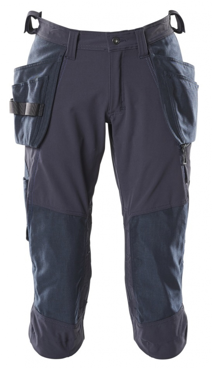 MASCOT-Workwear, Dreiviertel-Hose, 250 g/m², schwarzblau