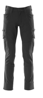 MASCOT® ACCELERATE, Hose mit Schenkeltaschen, Schwarz