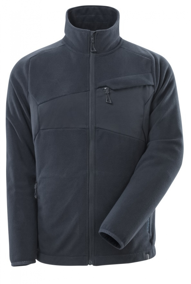 MASCOT-Workwear, Kälteschutz, Fleecepullover mit Reißverschluss, 270 g/m², schwarzblau