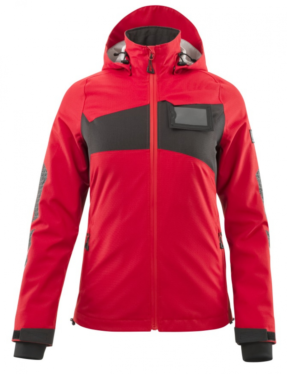 MASCOT-Workwear, Kälteschutz, Damen Hard Shell Jacke, 210, g/m², verkehrsrot/schwarz