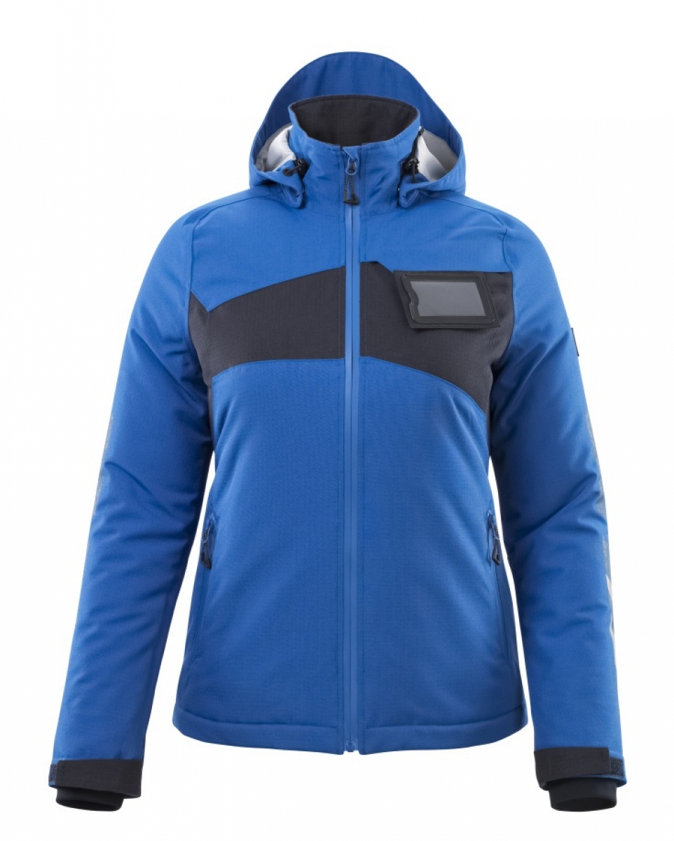 MASCOT-Workwear, Klteschutz, Damen Winterjacke, 210 g/m, azurblau/schwarzblau