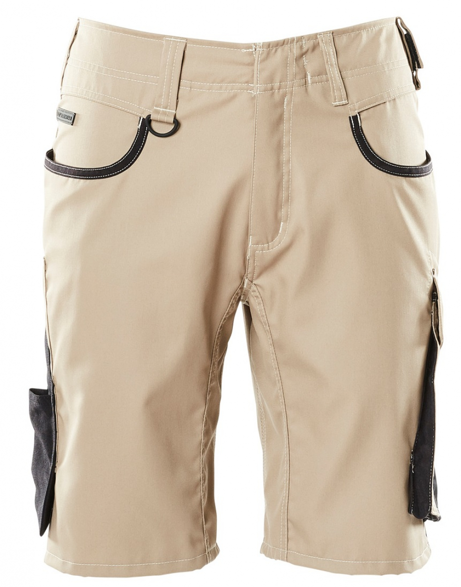 MASCOT-Workwear, Shorts, 205 g/m², hellkhaki/schwarz