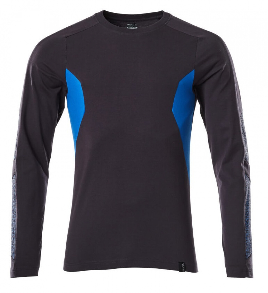 MASCOT-Worker-Shirts, T-Shirt, langarm, ACCELERATE, 195 g/m², schwarzblau/azurblau