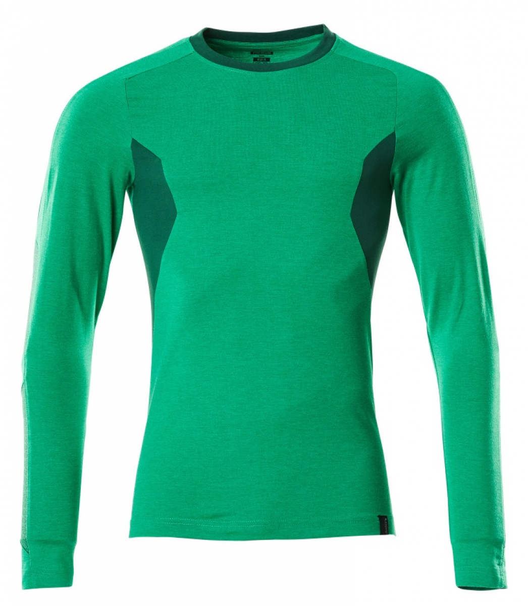 MASCOT-Worker-Shirts, T-Shirt, langarm, 195 g/m², grasgrün/grün