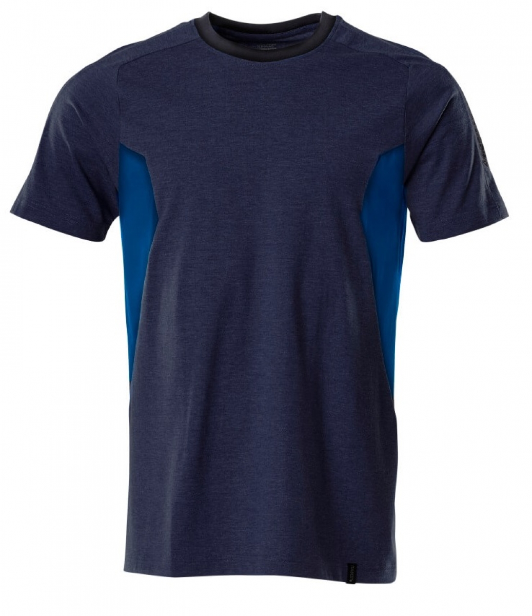 MASCOT-Worker-Shirts, T-Shirt, ACCELERATE, 195 g/m, schwarzblau/azurblau