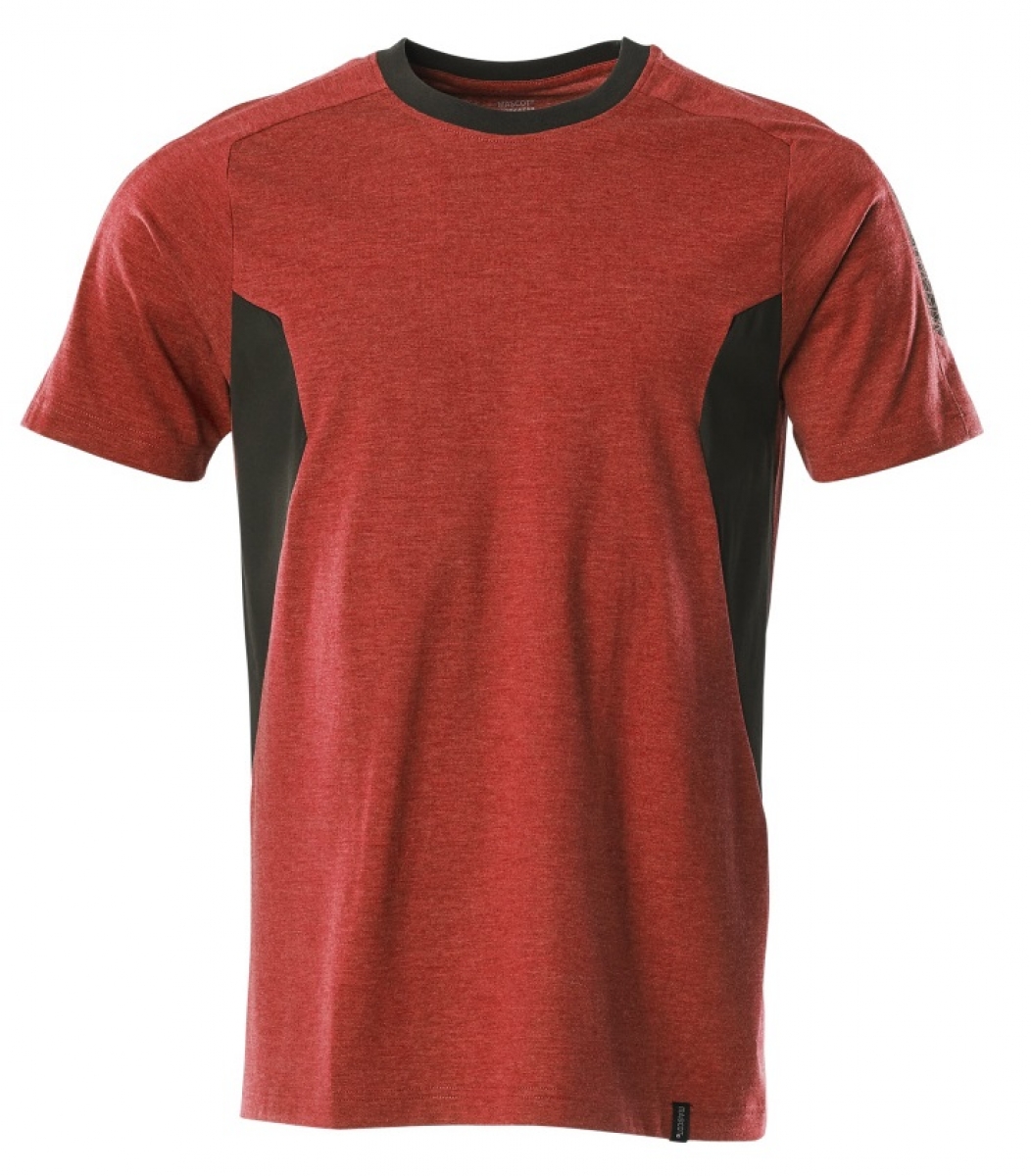 MASCOT-Worker-Shirts, T-Shirt, 195 g/m, verkehrsrot/schwarz