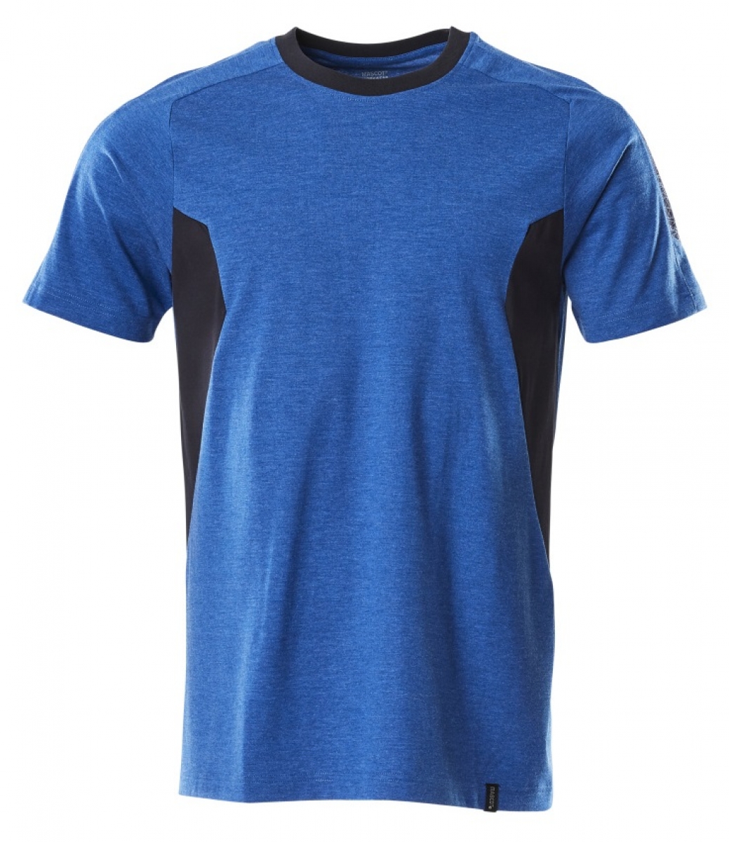 MASCOT-Worker-Shirts, T-Shirt, 195 g/m, azurblau/schwarzblau