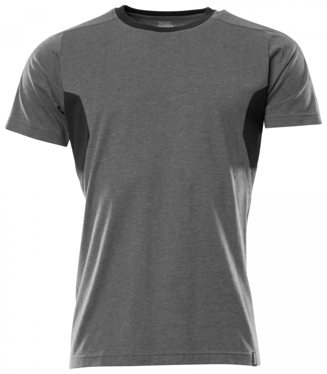 MASCOT-Worker-Shirts, Damen-T-Shirt, 195 g/m², dunkelanthrazit/schwarz