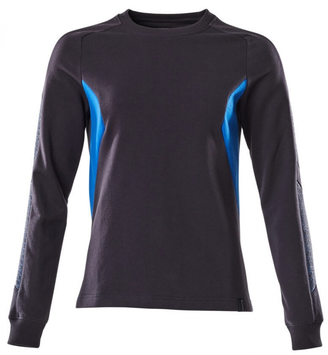 MASCOT-Worker-Shirts, Damen-Sweatshirt, 310 g/m, schwarzblau/azurblau