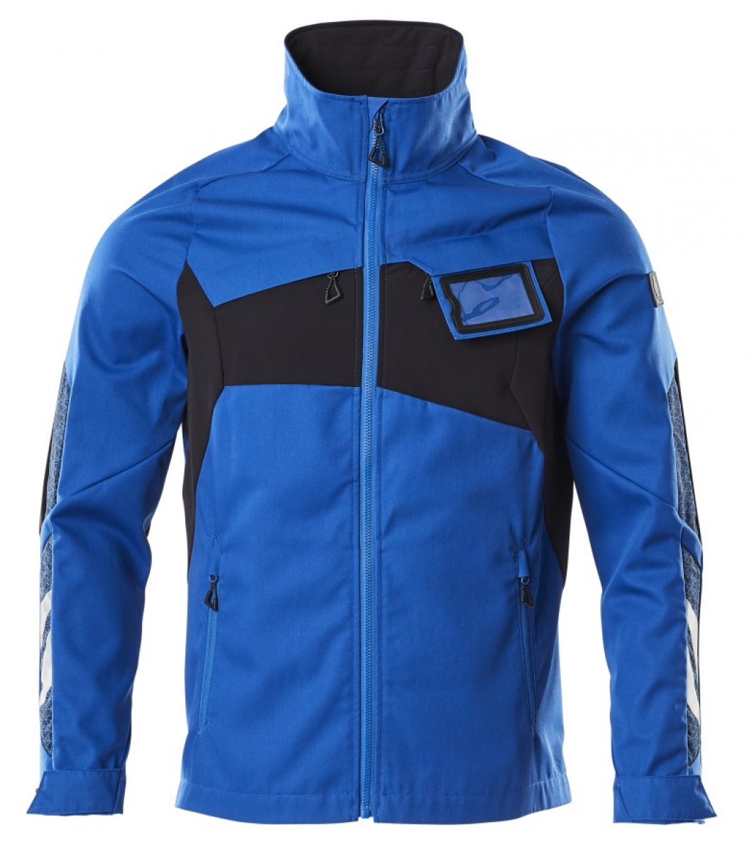 MASCOT-Workwear, Klteschutz, Softshell-Arbeitsjacke, 270 g/m, azurblau/schwarzblau