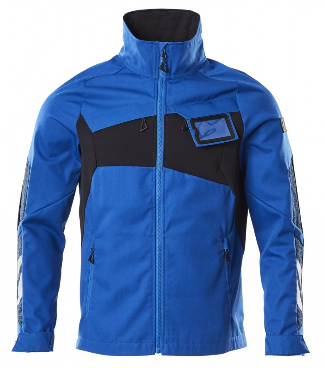 MASCOT-Workwear, Klteschutz, Softshell-Arbeitsjacke, 270 g/m, azurblau/schwarzblau