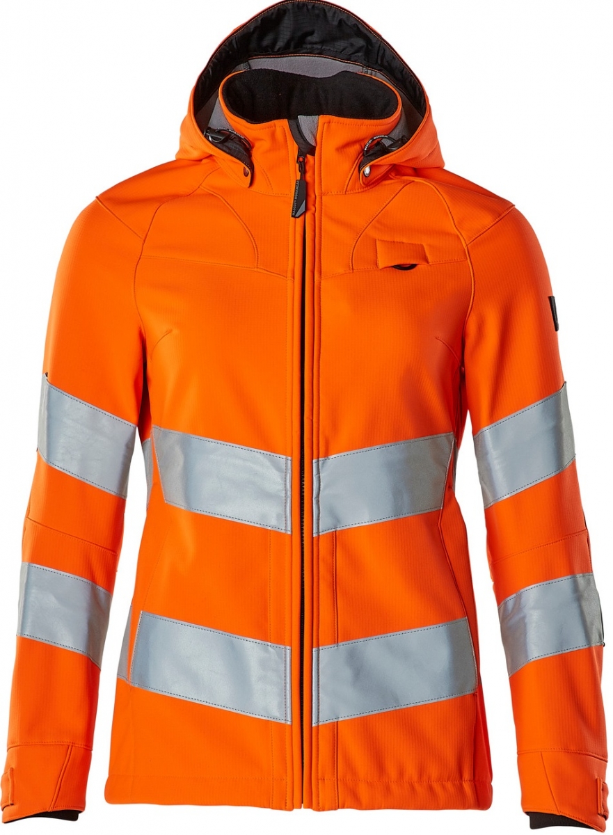 MASCOT-Workwear, Warnschutz-Damen-Soft-Shell-Jacke, 360 g/m, warnorange