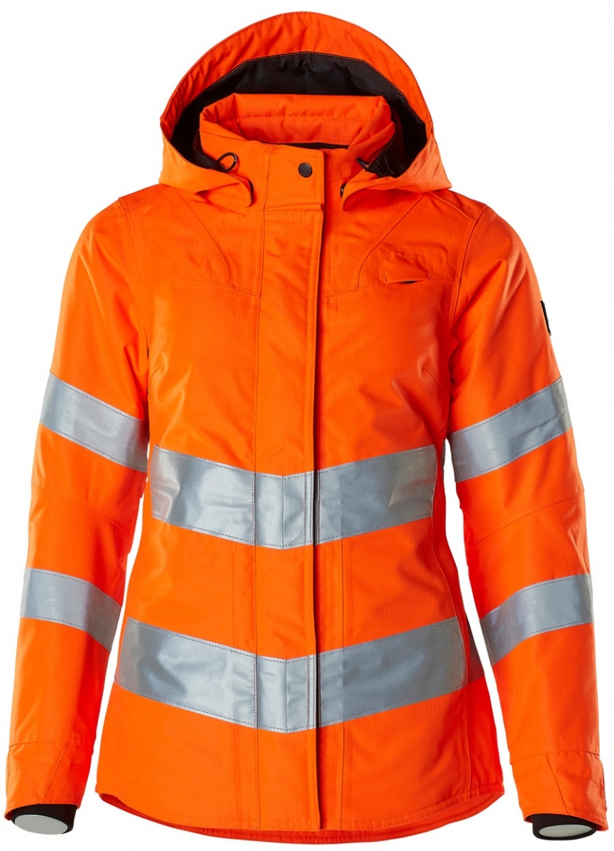 MASCOT-Workwear, Warnschutz-Damen-Winterjacke, 210 g/m, warnorange