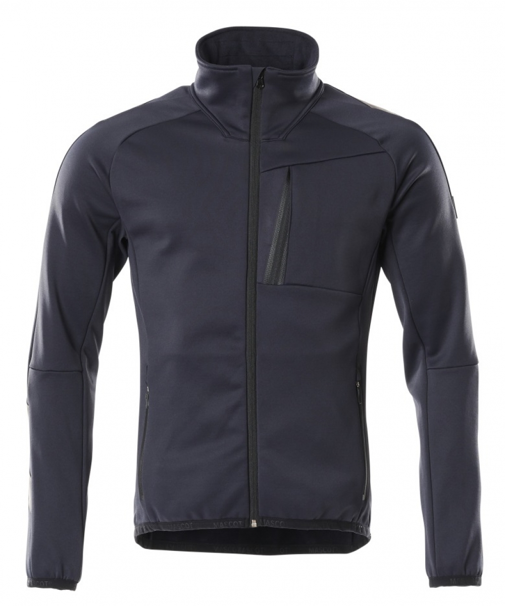 MASCOT-Workwear, Klteschutz, Fleecepullover mit Reiverschlu, 260 g/m, schwarzblau