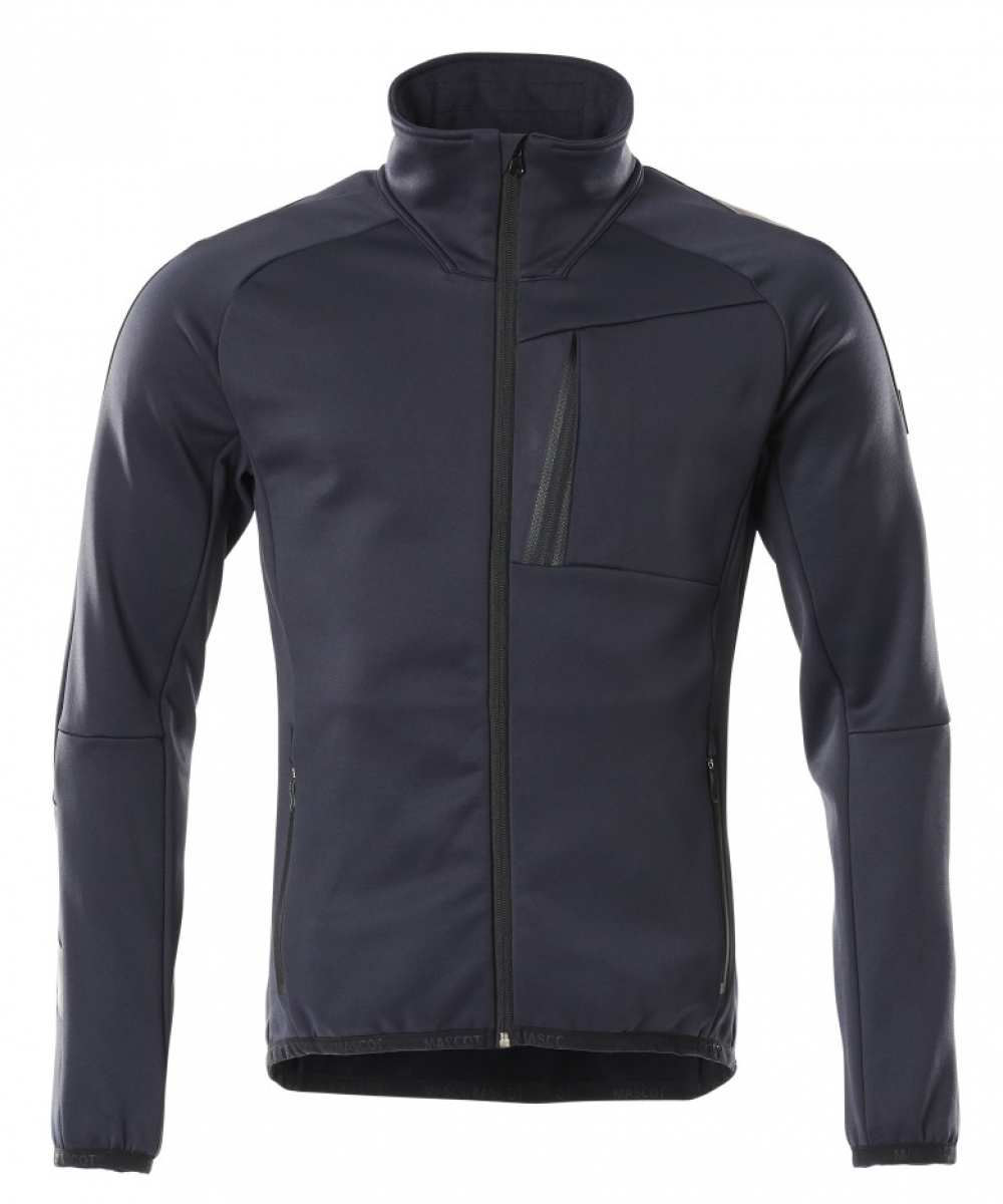 MASCOT-Workwear, Kälteschutz, Fleecepullover mit Reißverschluß, 260 g/m², schwarzblau