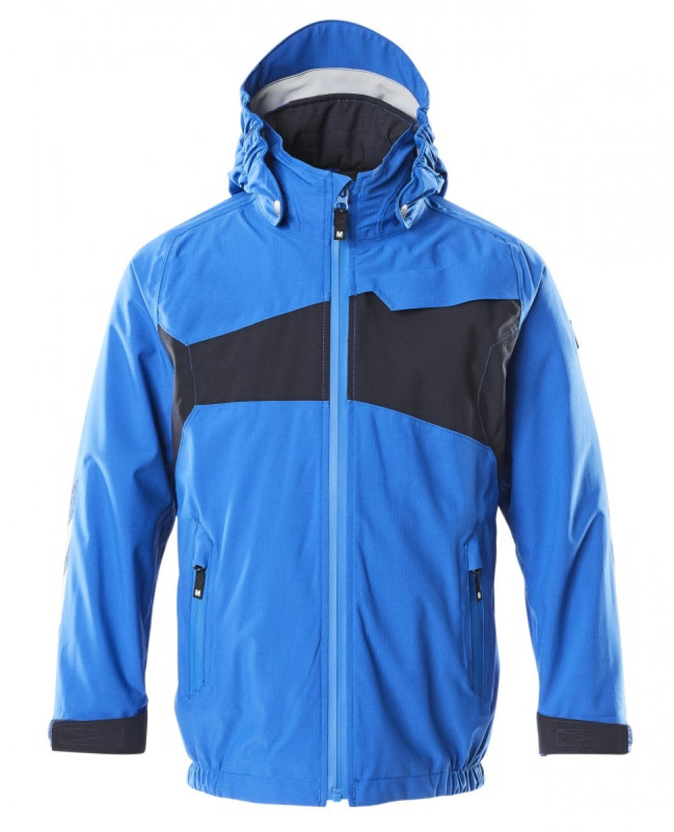 MASCOT-Workwear, Kinder Hard Shell Jacke, 115 g/m², azurblau/schwarzblau