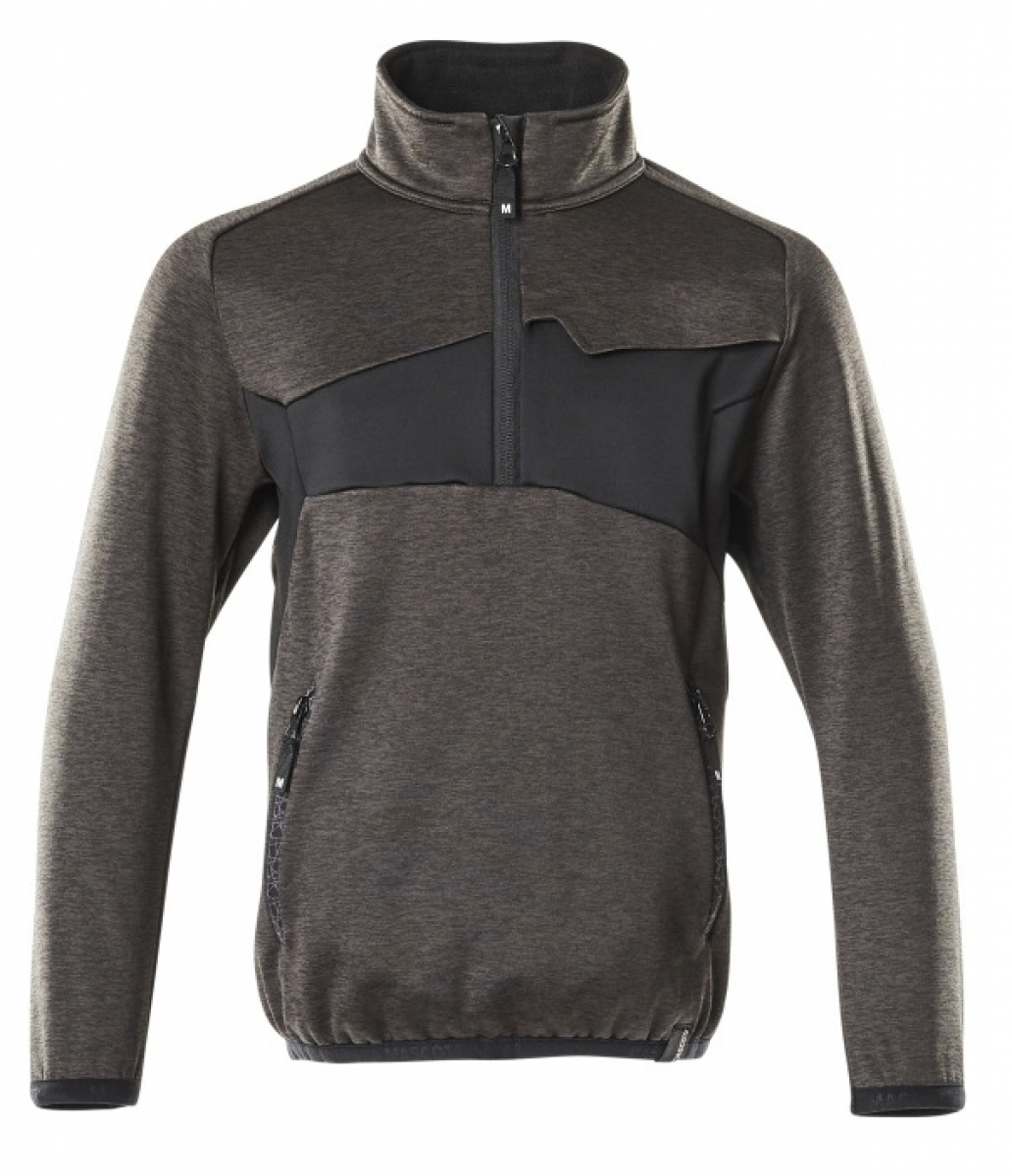 MASCOT-Workwear, Kinder Fleecepullover, 260 g/m², dunkelanthrazit/schwarz