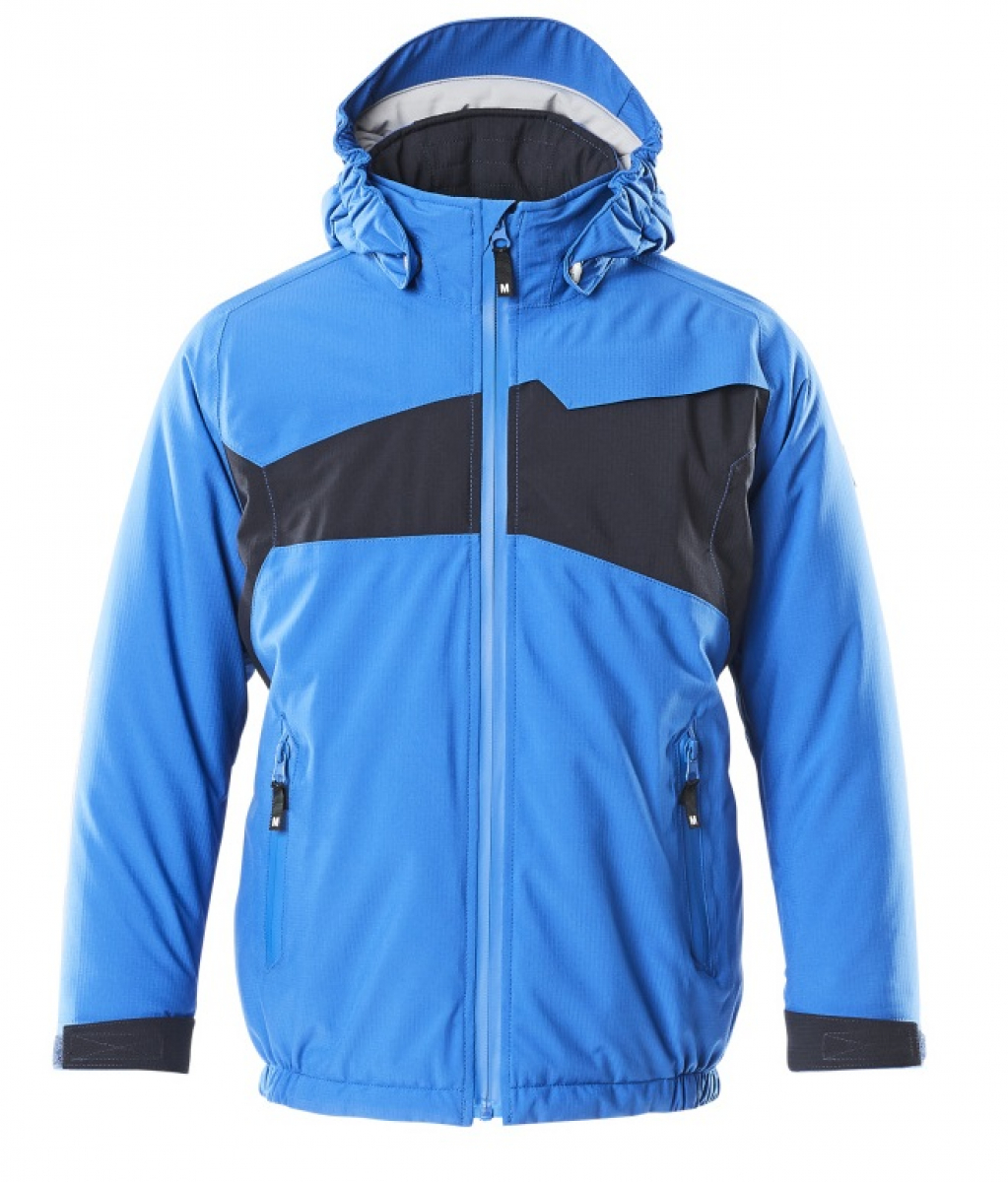 MASCOT-Workwear, Kinder Winterjacke, 115 g/m², azurblau/schwarzblau