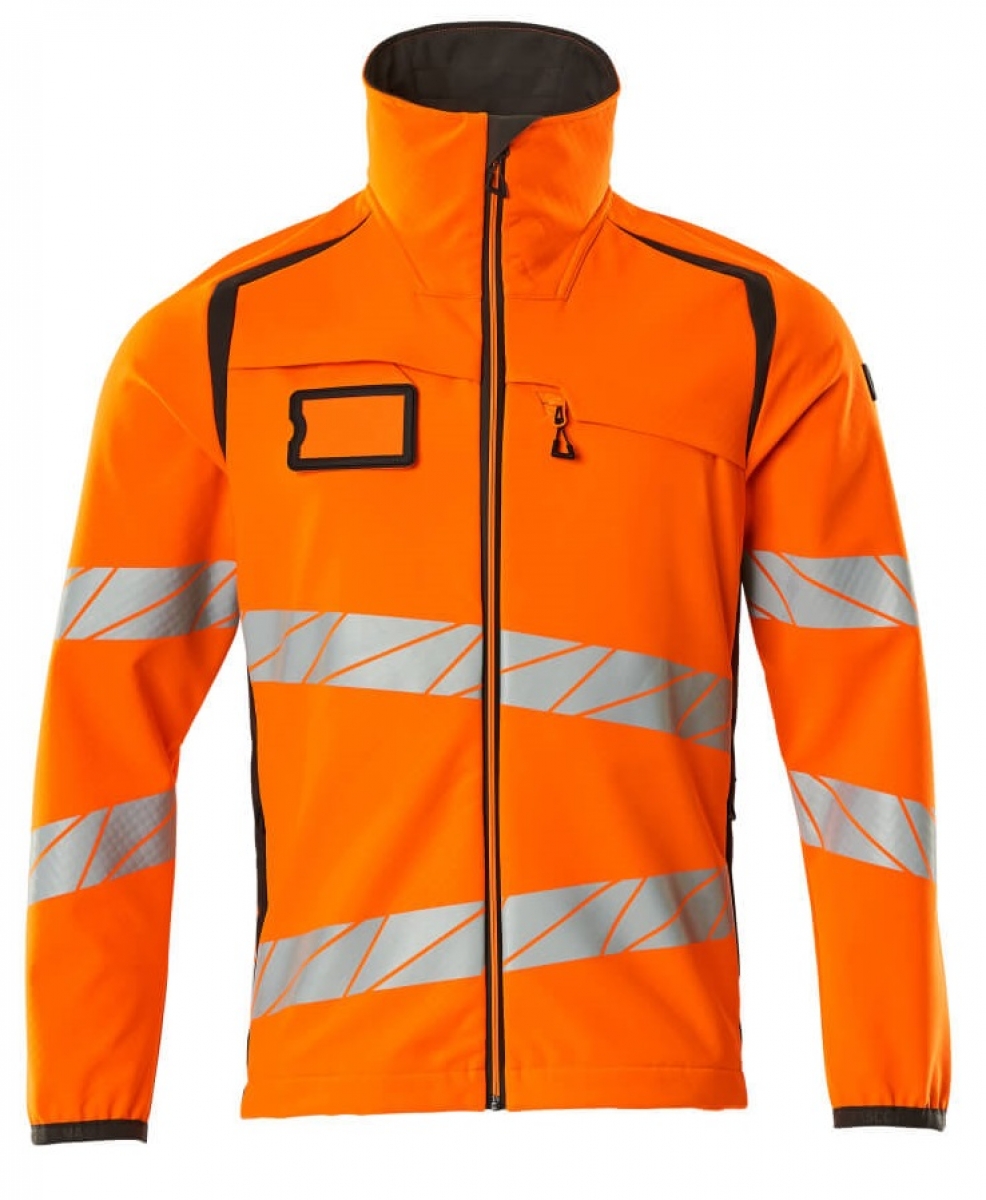 MASCOT-Workwear, Warnschutz-Soft Shell Jacke, ACCELERATE SAFE, warnorange/dunkelanthrazit